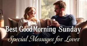 Best good morning sunday special Messages for Lover
