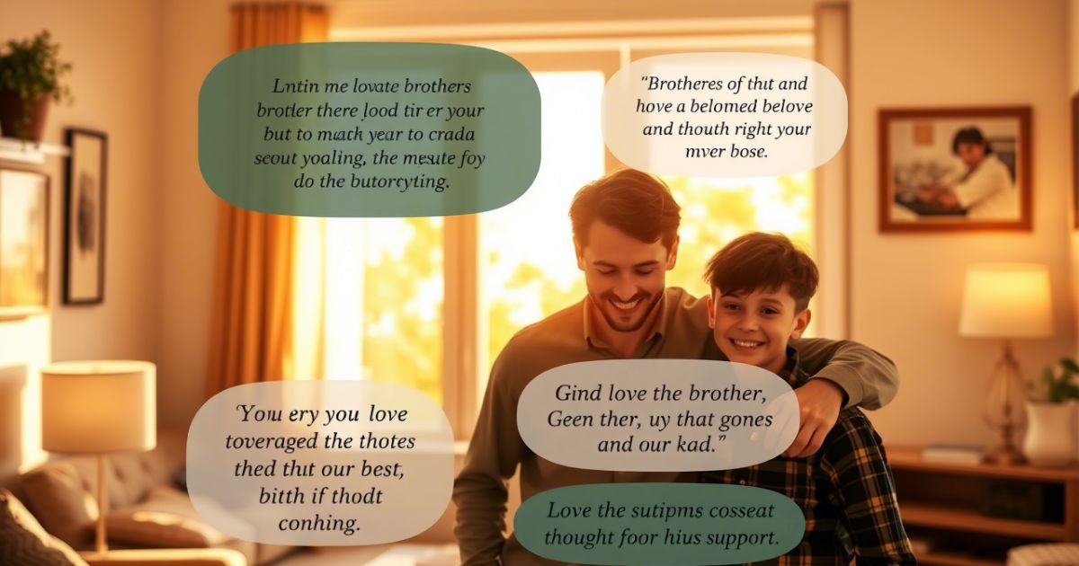 50+ Message to My Brother and Quotes