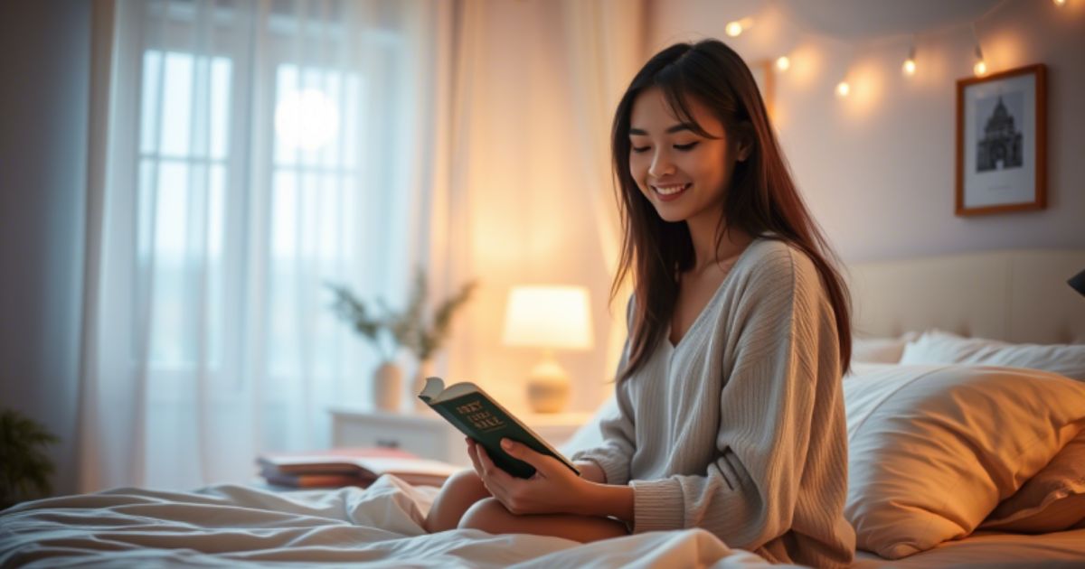 30+ Good Night Prayer for Her to Smile and Sleep Peacefully