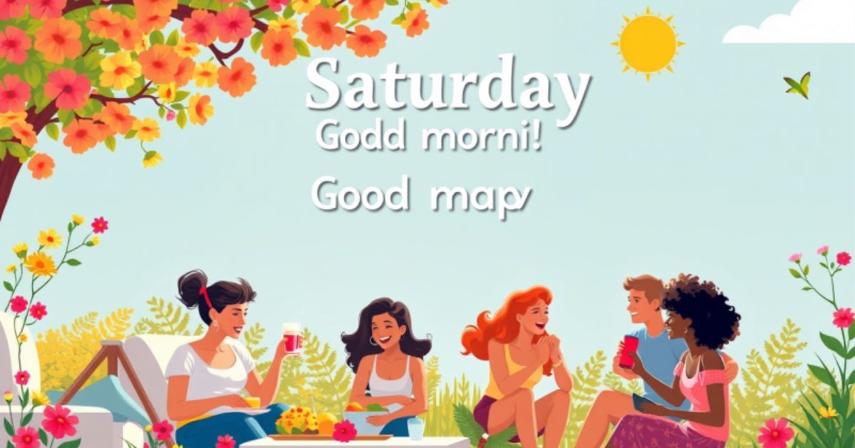 50+ Saturday Good Morning Status to Brighten Your Day