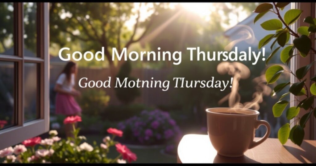 Good Morning Thursday Blessings