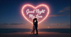 cute Good Night Message To My Love