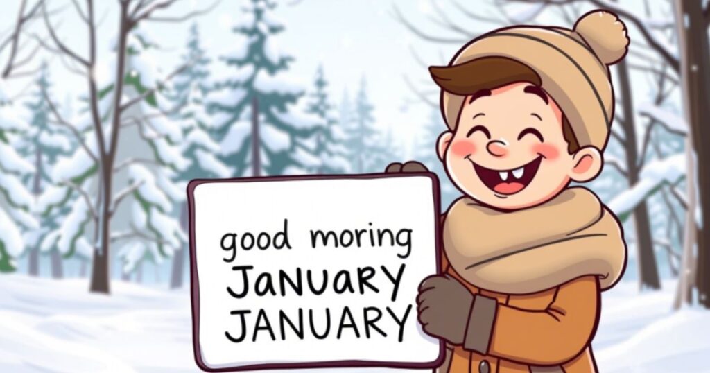 Funny Good Morning January Quotes