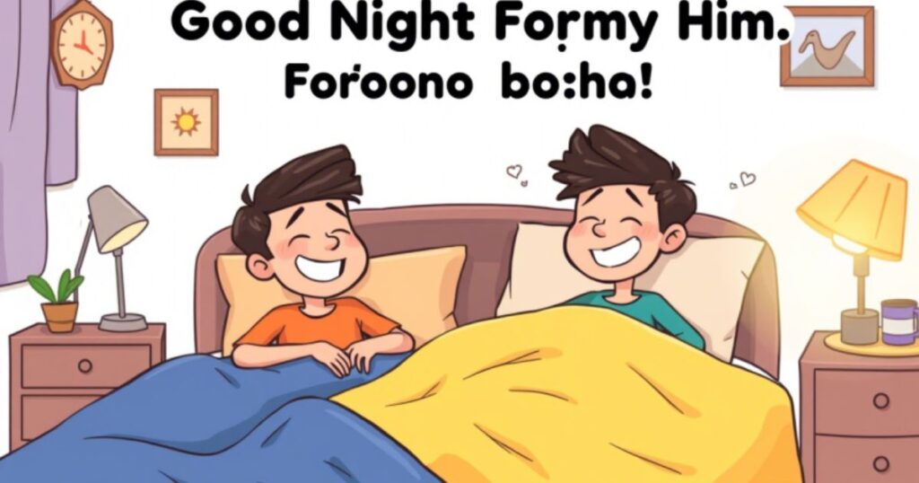 Funny Good Night Messages for Him