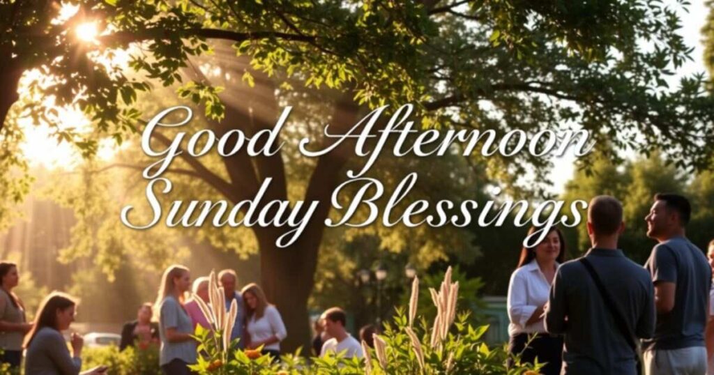 Good Afternoon Sunday Blessings Gif