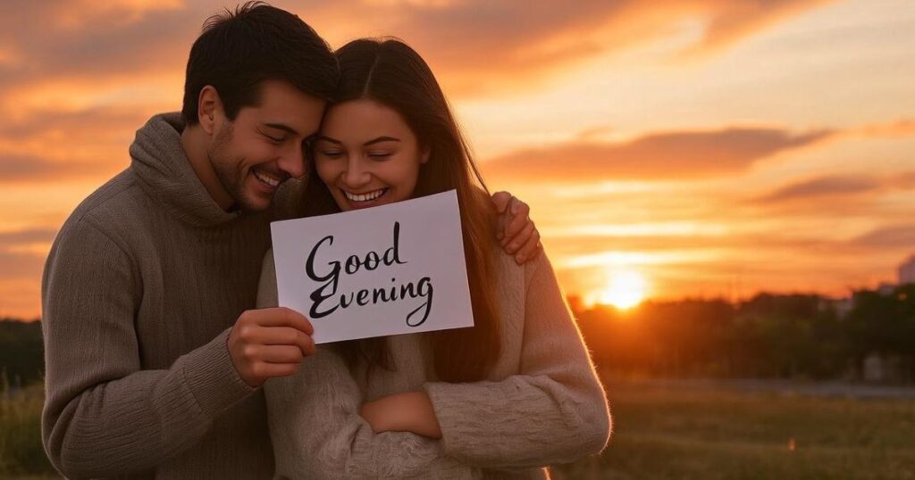 good evening message to make my love smile