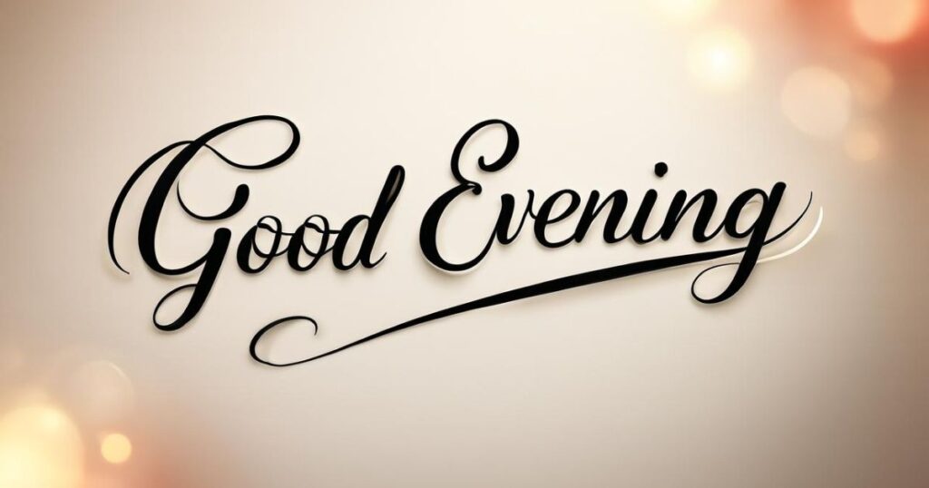 Good Evening Messages