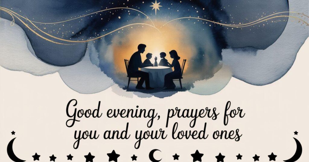 Good Evening Prayer Messages for Loved Ones
