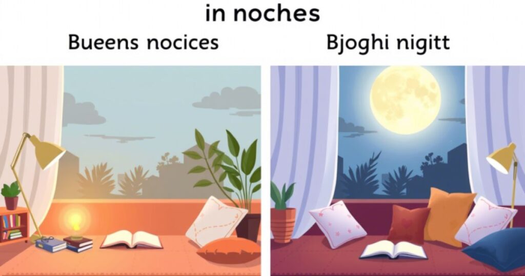 ‘Good night’ vs. ‘good evening’ in Spanish