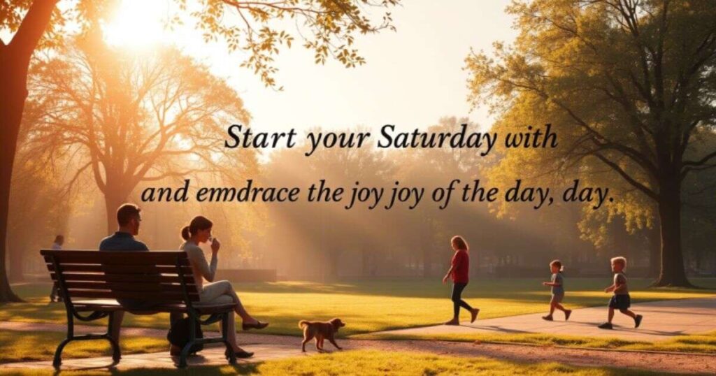 Good Saturday Morning Quotes