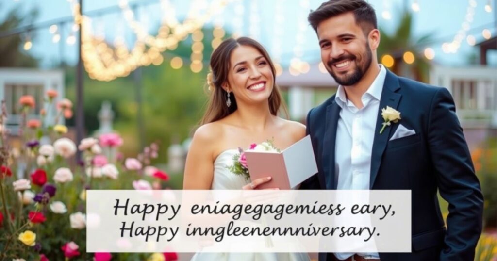Happy Engagement Anniversary Wishes