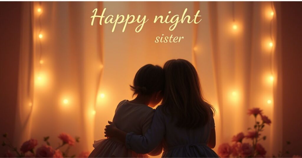 Heartwarming Good Night Wishes for My Sister