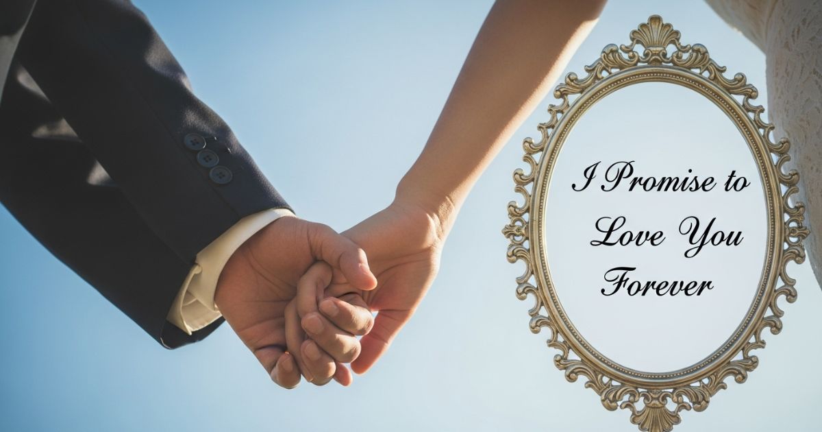 I promise to love you forever message