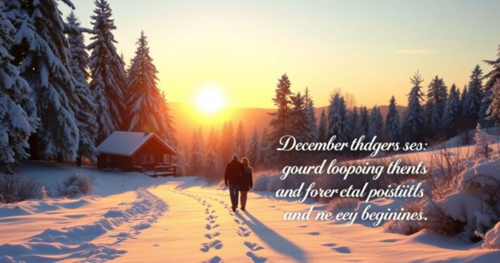 Inspirational Good Morning December Quotes