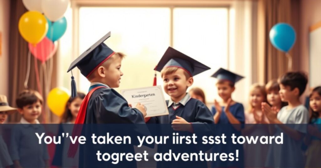 Kindergarten Graduation Quotes for Son