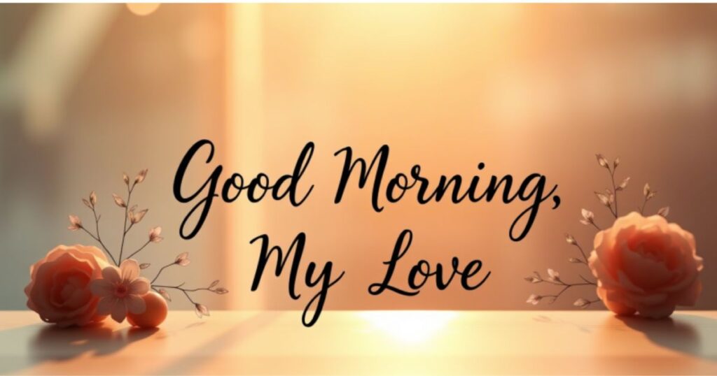 Long Good Morning Message for My Love to Make Her Feel Special