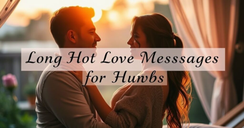 Long Hot Love Messages for Husband