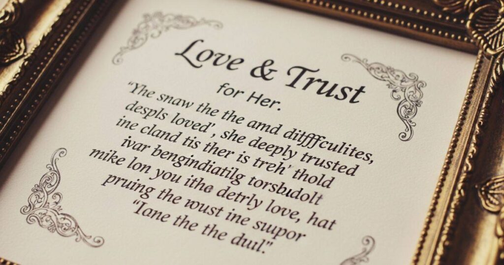 Love and Trust Message for Her During Challenging Times