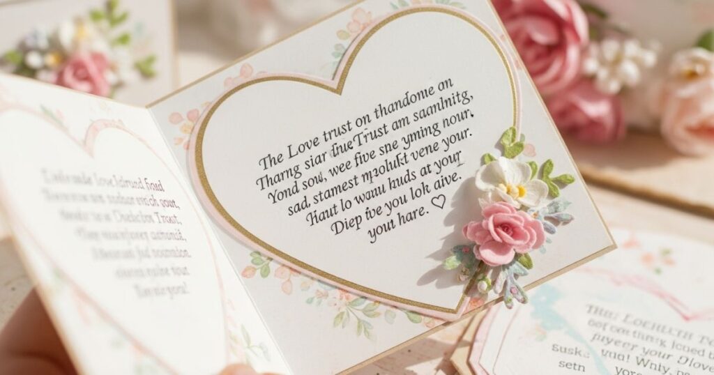 Love and Trust Message for Her with Gratitude