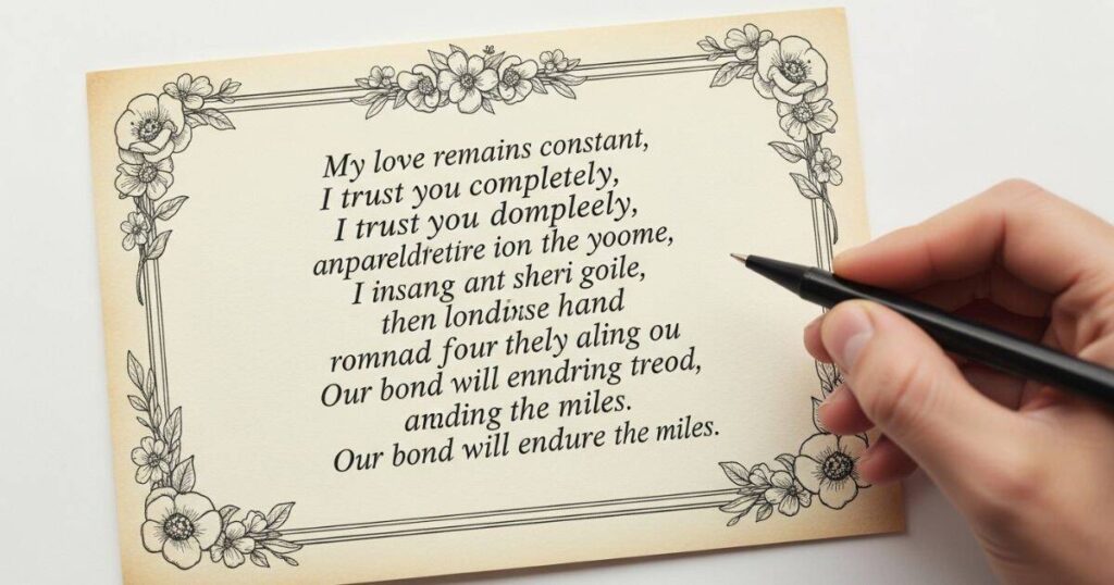 Love and Trust Messages for Distance Relationship for Her