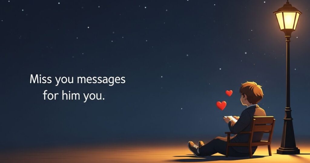 Miss You Messages For Him – AI Generato