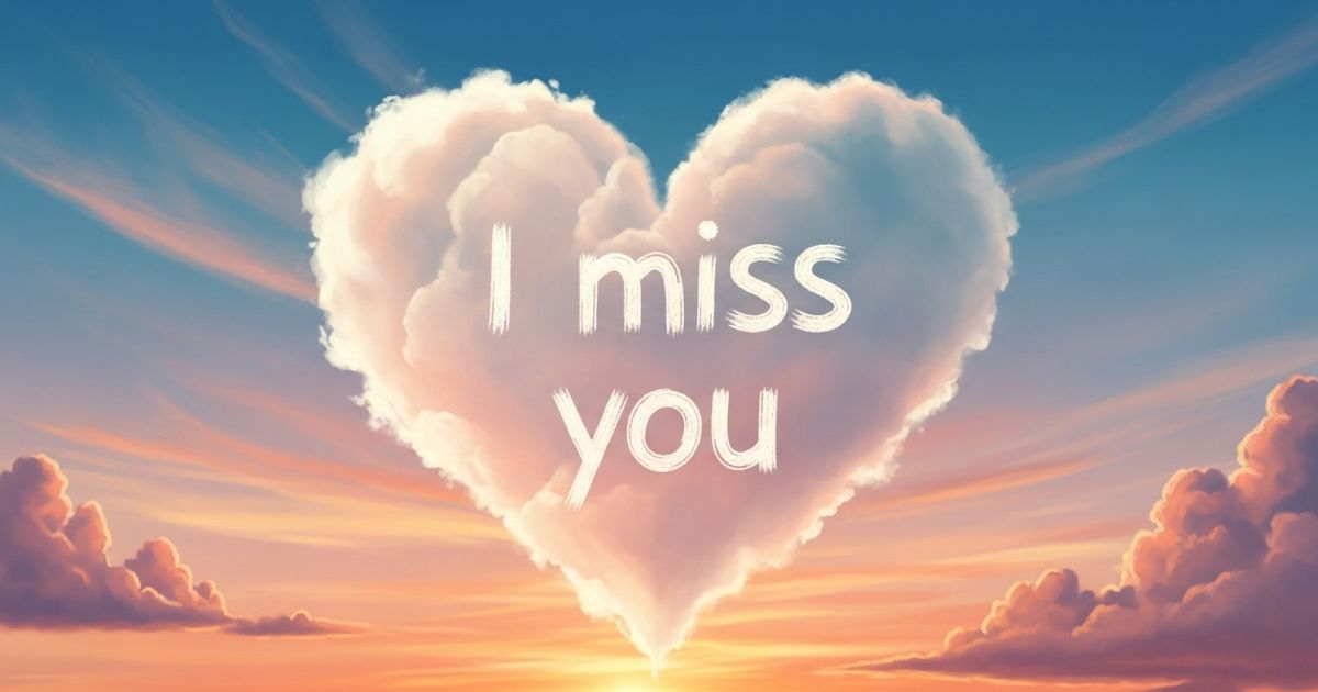missing you message for him