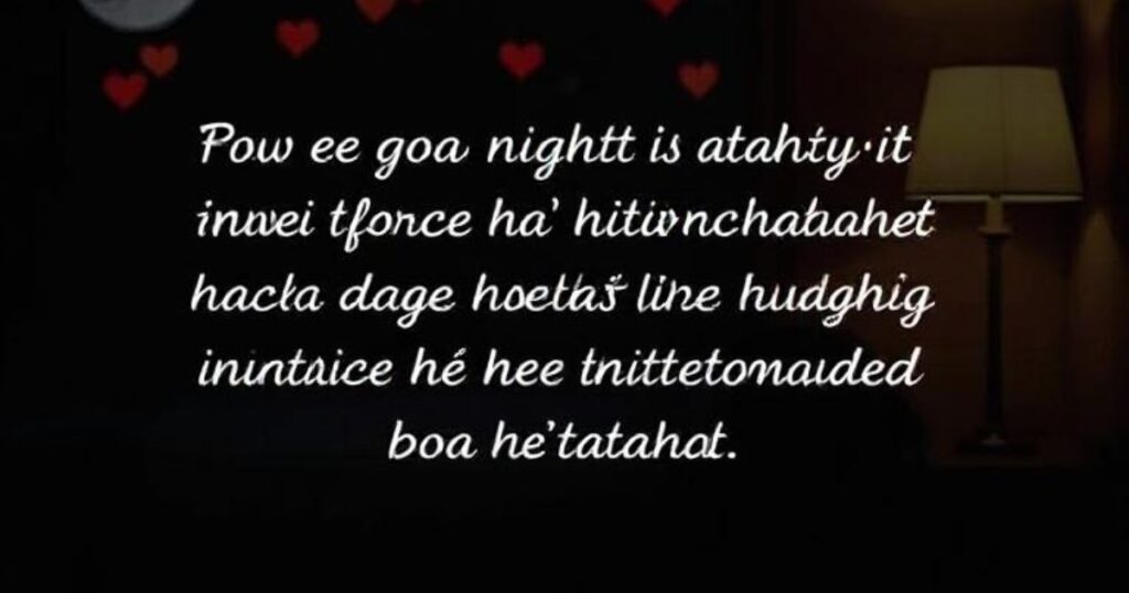 Romantic Good Night Messages for Husband