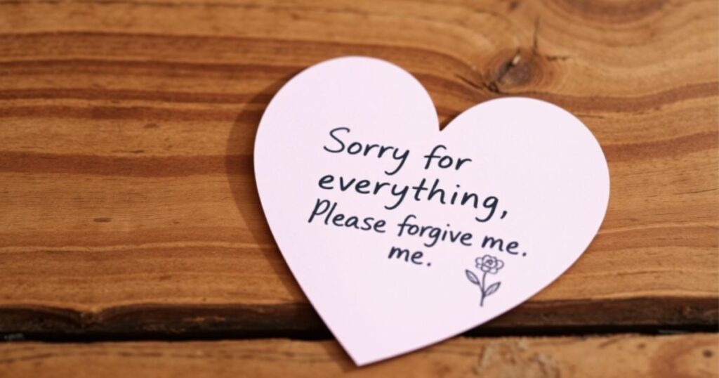 Short and Sweet Apology Message