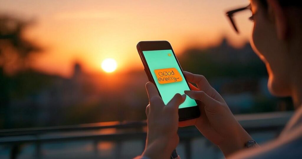 Short Good Evening Messages