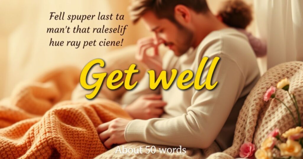 Short Messages To Say Get Well