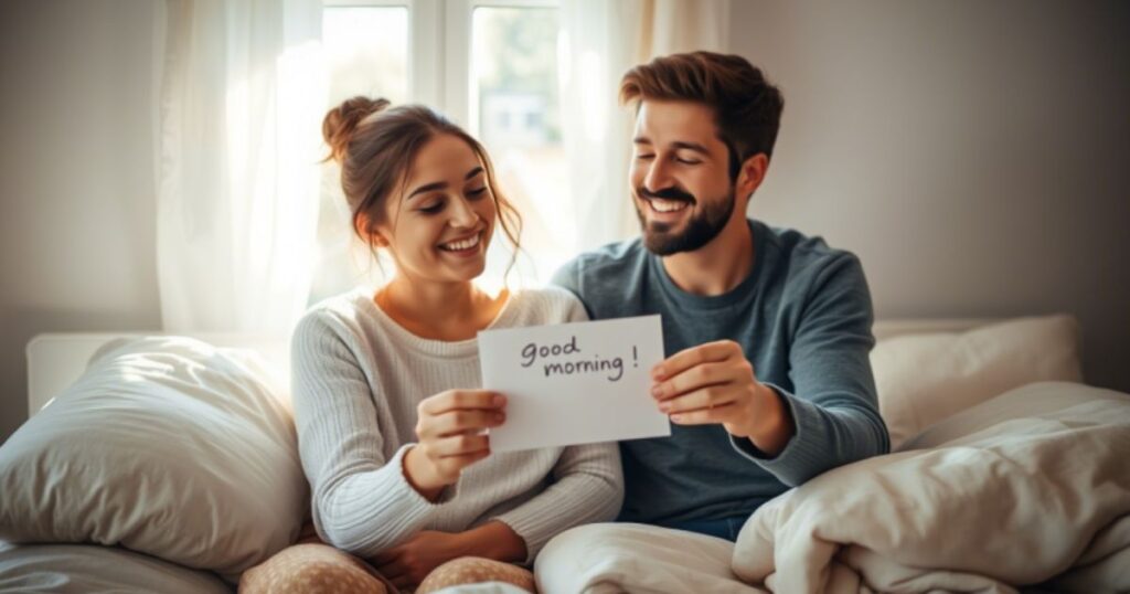 Sweet and Romantic Good Morning Messages for Him