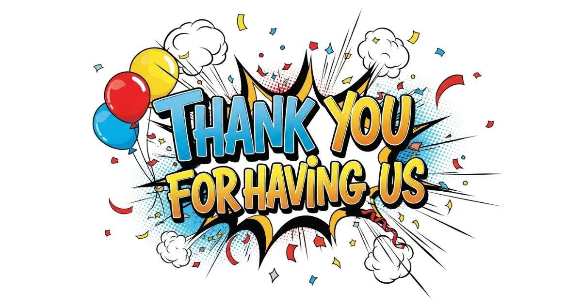 thank you for having us