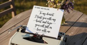 trust message for her