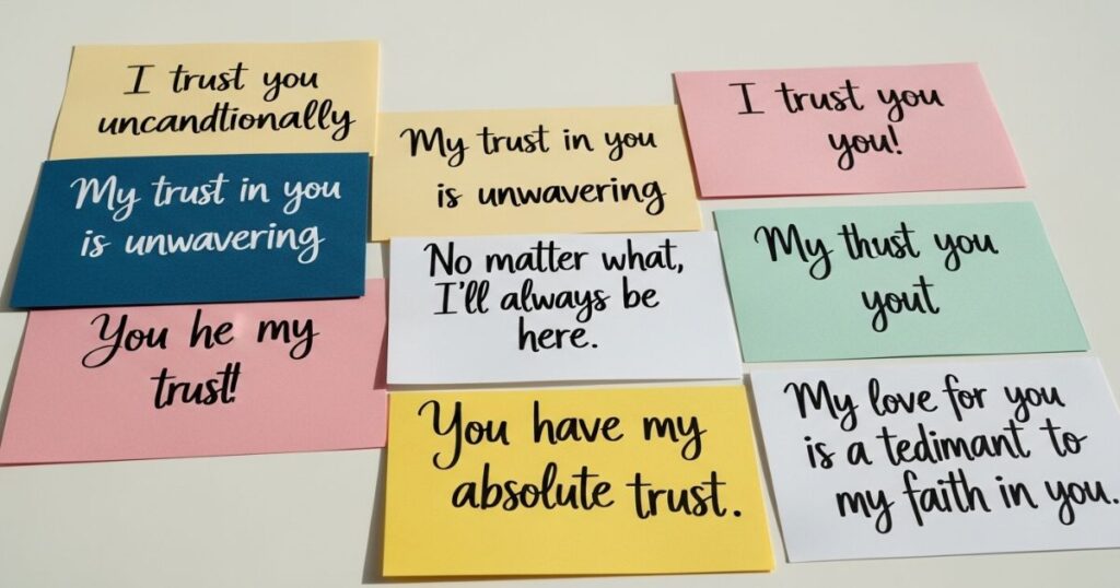 Trust You No Matter What Messages for Her