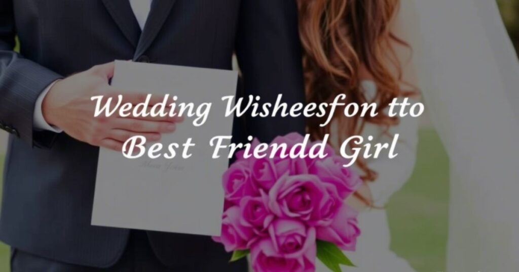 Wedding Wishes for Best Friend Girl