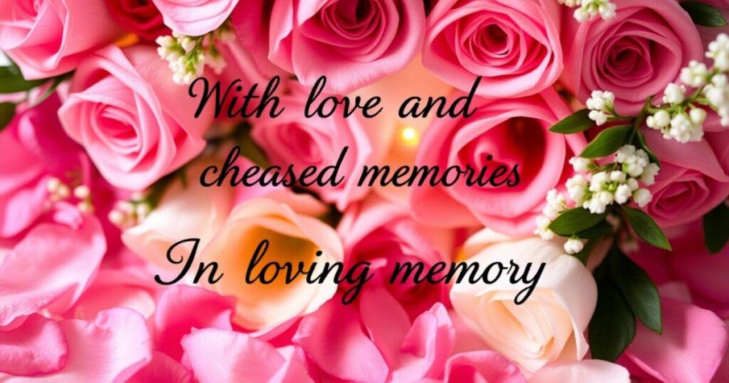 What to write on funeral flowers