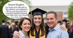 Best Graduation message to Daughter from Mother & Father