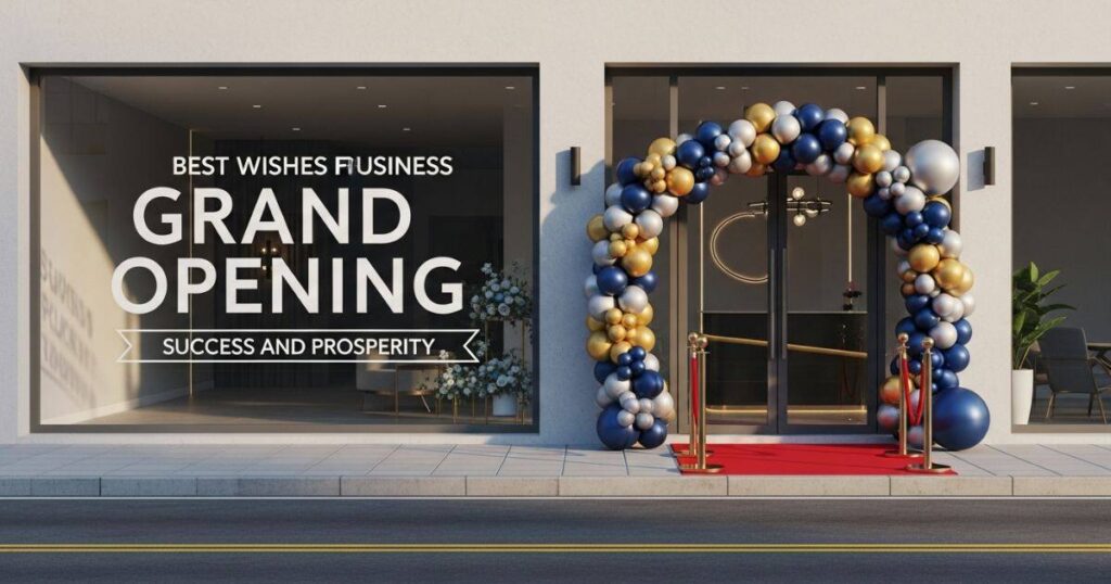 Best Wishes for Business Grand Opening