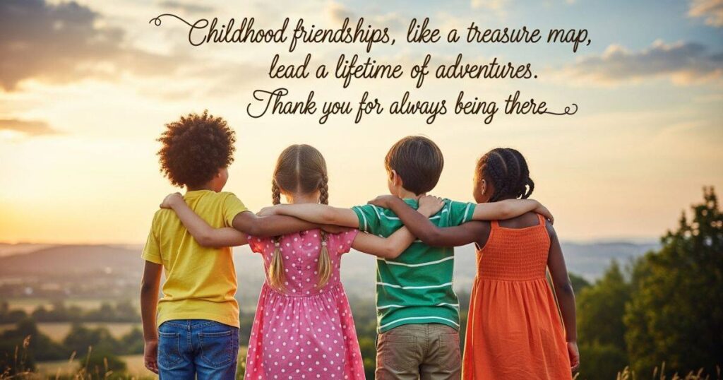 Childhood friendship quotes for the ones who are always there