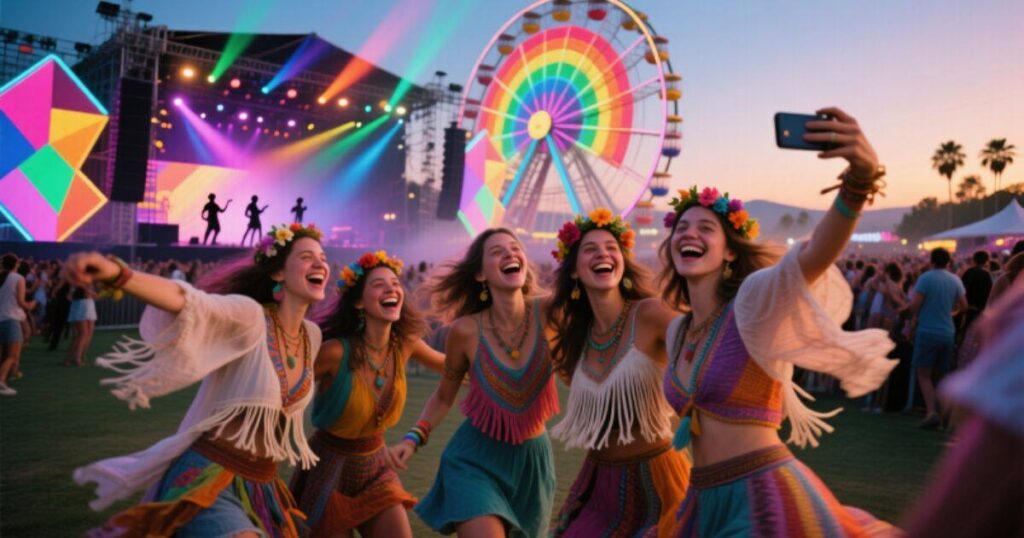 Coachella Instagram Captions for Friends