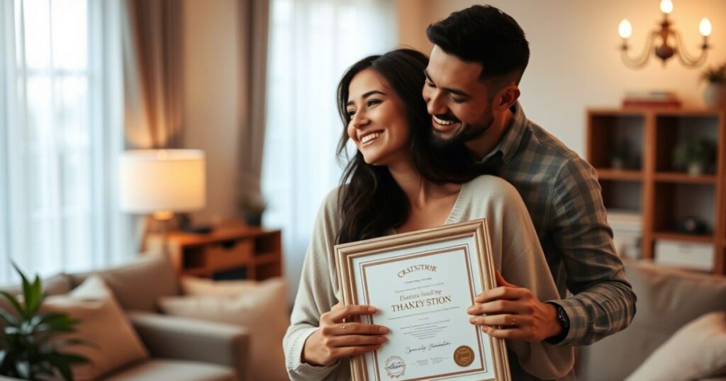 Heart Touching Appreciation Message for Him