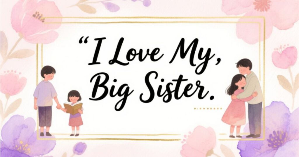 I Love My Big Sister Quotes