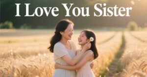 I Love You Sister – Heartfelt Messages and Quotes for Sisters