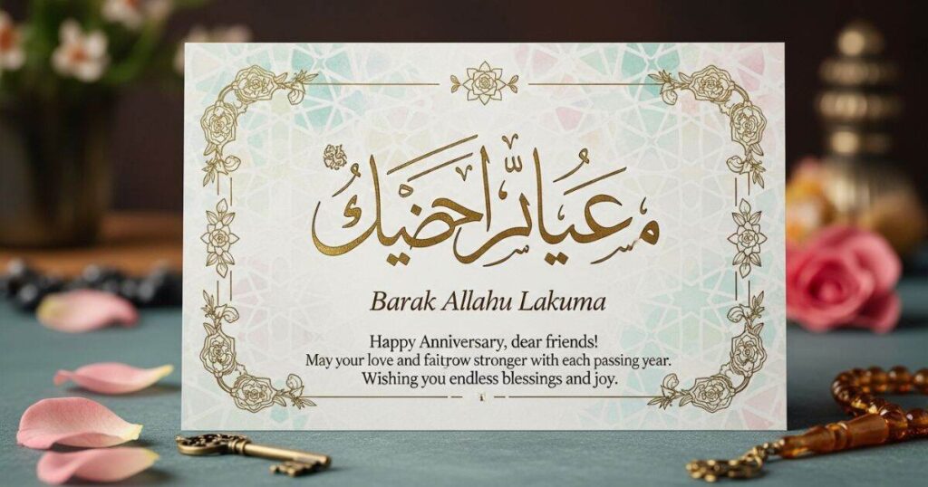 Islamic Anniversary Wishes for Friends