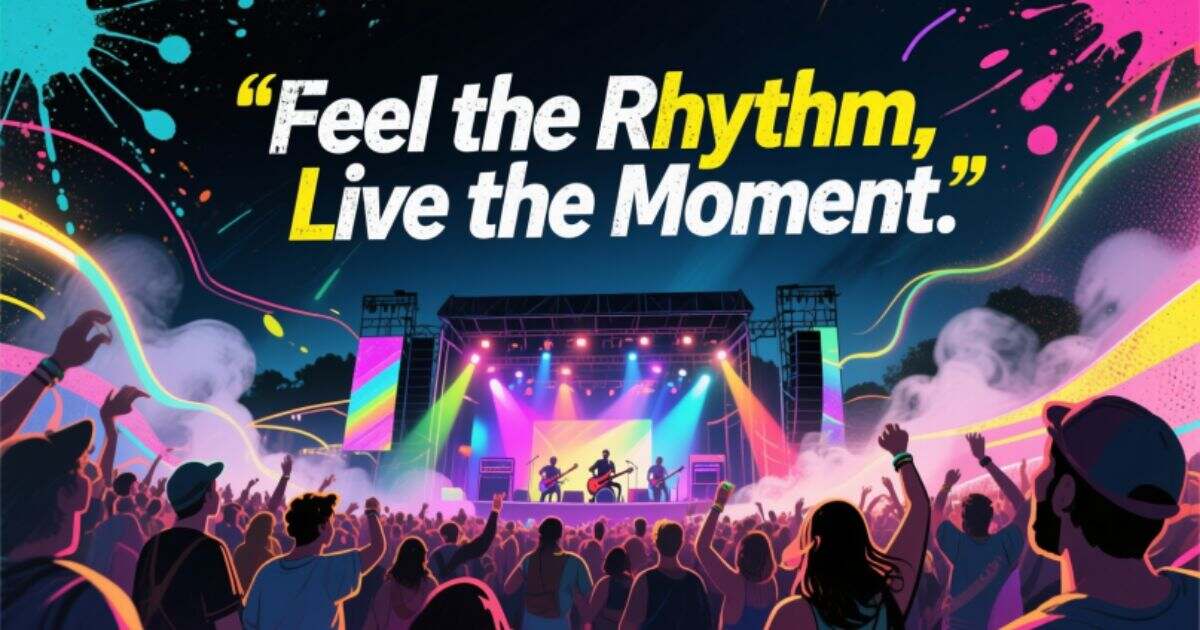 Music Festival Captions And Quotes For Instagram