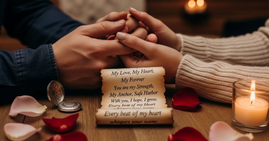 Romantic Love and Trust Messages for Him