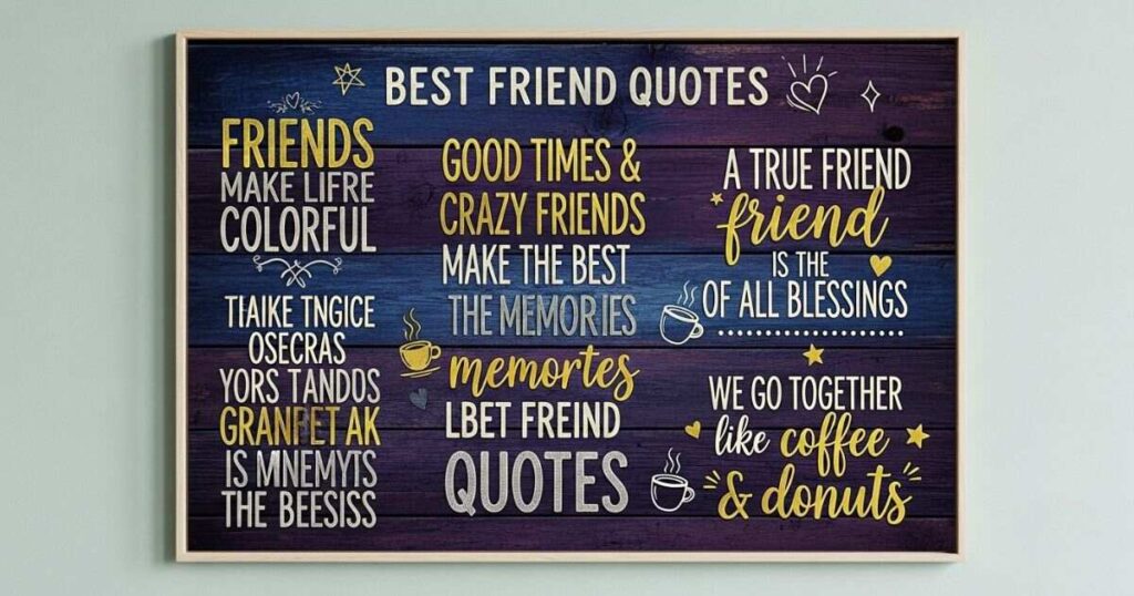 Short Best Friend Quotes