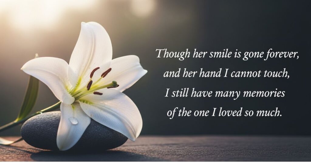 Short Sympathy Messages for the Loss of a Mother