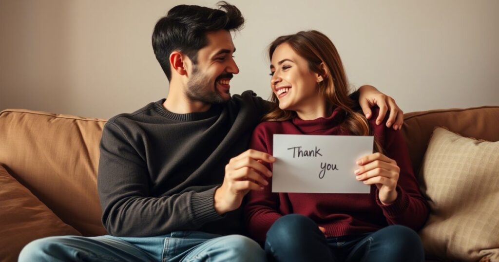 Sweet and Cute Thank You Messages for Boyfriend