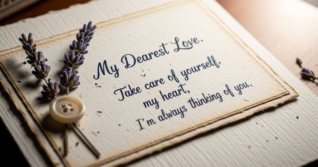 Sweet Take Care Messages for Husband